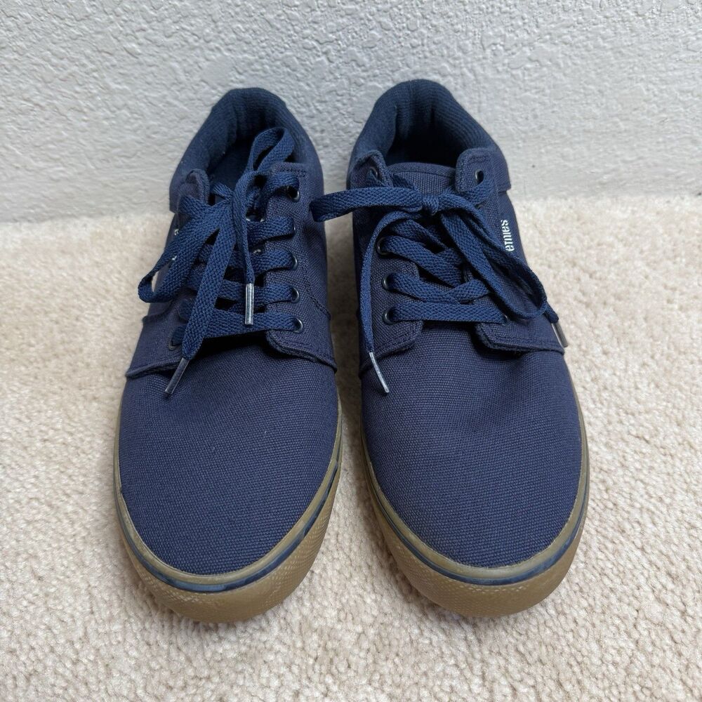 Etnies Skater Blue Low Top Lace Up Skateboarding Casual Shoes Size 8 - Picture 2 of 9
